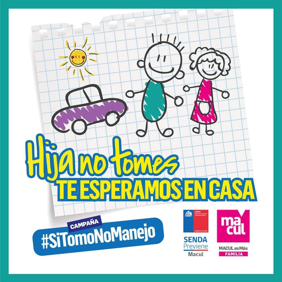 Campaña Si Tomo No Manejo HIJA